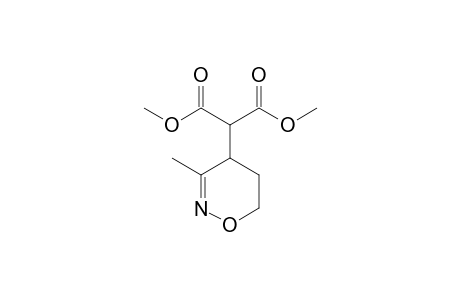 Dimethyl 2-(3'-methyl-4',5'-dihydro-4H-(1,2)-oxazin-4'-yl)-malonate