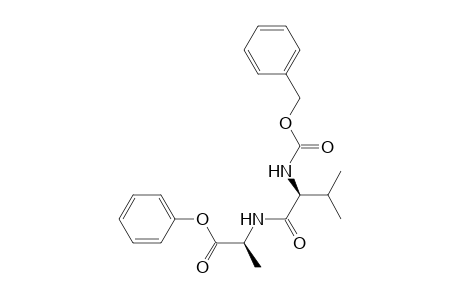 L-Alanine, N-[N-[(phenylmethoxy)carbonyl]-L-valyl]-, phenyl ester