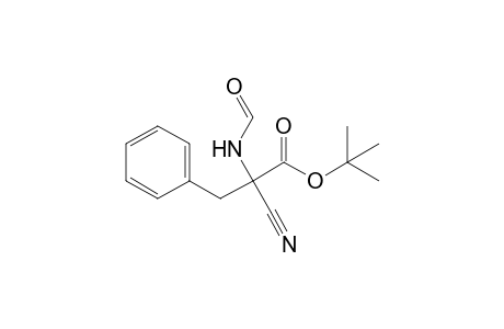 2-cyano-2-formamido-3-phenyl-propionic acid tert-butyl ester
