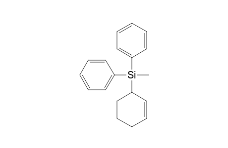 CYCLOHEX-2-ENYL-(METHYLDIPHENYL)-SILANE