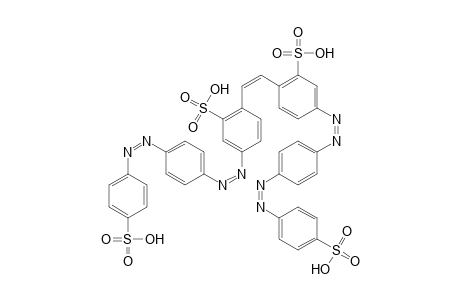 Benzenesulfonic acid, 2,2'-(1,2-ethenediyl)bis[5-[[4-[(4-sulfophenyl)azo]phenyl]azo]-