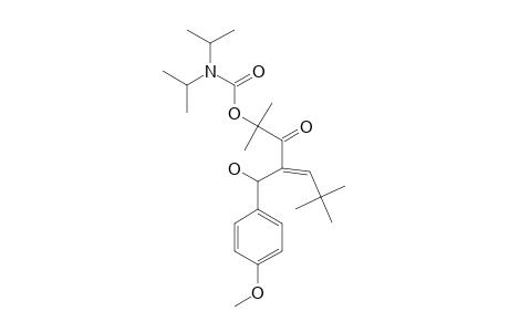 (E)-3-[1-HYDROXY-1-(4-METHOXYPHENYL)-METHYL]-1,1,5,5-TETRAMETHYL-2-OXO-3-HEXENYL-N,N-DIISOPROPYLCARBAMATE