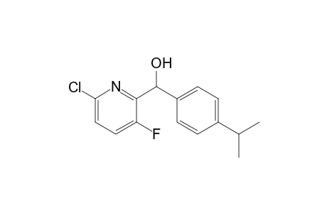 (6-Chloro-3-fluoropyridin-2-yl)(4-isopropylphenyl)methanol