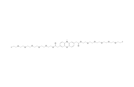 2,7-bis[17'-Iodo-3',6',9',12',15'-pentaoxaheptadecyloxycarbonyl)methyl]-N-methylphenothiazinhe