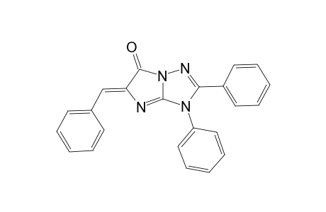 (5Z)-2,3-diphenyl-5-(phenylmethylene)-6-imidazo[1,2-b][1,2,4]triazolone