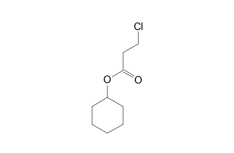 3-chloropropionic acid, cyclohexyl ester