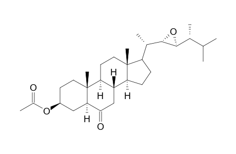 (22S,23S)-3.beta.-Acetoxy-24-methyl-22,23-epoxy-5.alpha.-cholestan-6-one