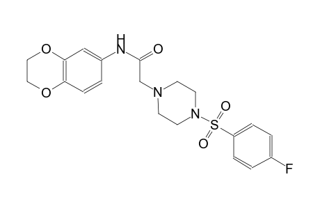 1-piperazineacetamide, N-(2,3-dihydro-1,4-benzodioxin-6-yl)-4-[(4-fluorophenyl)sulfonyl]-