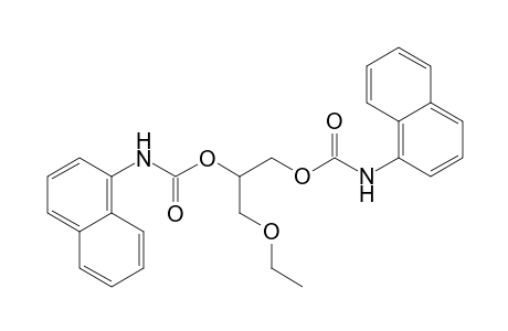 3-ethoxy-1,2-propanediol, bis(1-naphthalenecarbamate)