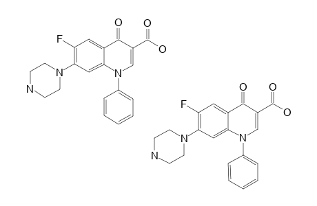 1-PHENYL-6-FLUORO-7-PIPERAZINYL-4-OXO-1,4-DIHYDRO-QUINOLINE-3-CARBOXYLIC-ACID