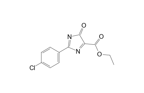 2-(p-chlorophenyl)-4-oxo-4H-imidazole-5-carboxylic acid, ethyl ester