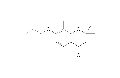 7-[Propoxy]-2,2,8-trimethyl-4-chromanone