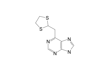 6-[(1,3-DITHIOLAN-2-YL)-METHYL]-9H-PURINE
