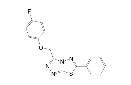 3-[(4-fluorophenoxy)methyl]-6-phenyl[1,2,4]triazolo[3,4-b][1,3,4]thiadiazole