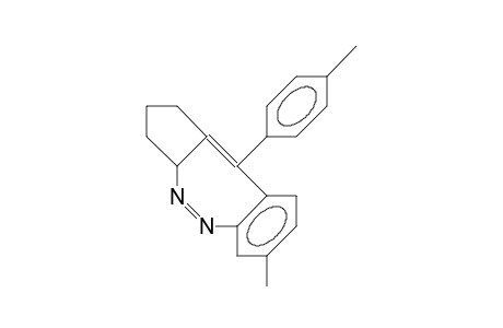 10-(4-Tolyl)-6-methyl-2,3-diaza-tricyclo(9.3.0.0/4,9/)tetradeca-2,4(9),5,7,10-pentaene