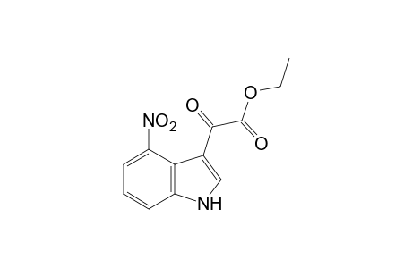 4-nitro-3-indoleglyoxylic acid, ethyl ester