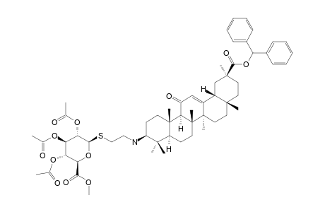 #8;(3-BETA,18-BETA,20-BETA)-3-[2-[METHYL-(2,3,4-TRI-O-ACETYL-1-THIO-BETA-D-GLUCOPYRANOSYL)-URONATE]-ETHYLAMINO]-11-OXO-OLEAN-12-EN-29-OIC-ACID-DIPHENYLM