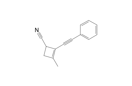 1-(Phenylethynyl)-2-methyl-4-cyanocyclobutene