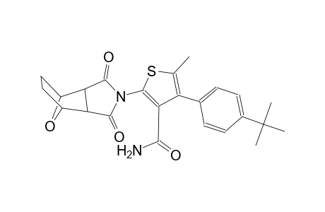 4-(4-tert-butylphenyl)-2-(3,5-dioxo-10-oxa-4-azatricyclo[5.2.1.0~2,6~]dec-4-yl)-5-methyl-3-thiophenecarboxamide