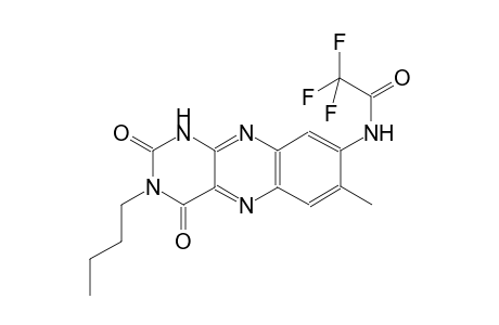 N-(3-butyl-7-methyl-2,4-dioxo-1,2,3,4-tetrahydrobenzo[g]pteridin-8-yl)-2,2,2-trifluoroacetamide