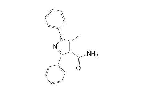 5-Methyl-1,3-diphenyl-1H-pyrazole-4-carboxamide