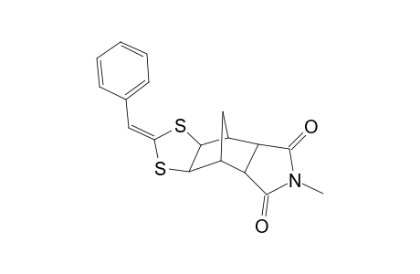 2,6-endo-8,12-exo-3,5-Dioxo-4-methyl-10-phenylmethylene-9,11-dithia-4-azatetracyclo[5.5.1.0(2,6).0(8,12)]tridecane