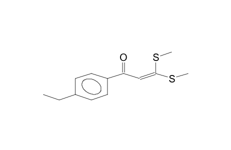1-(4-Ethyl-phenyl)-3,3-bis(methylthio)-prop-2-en-1-one