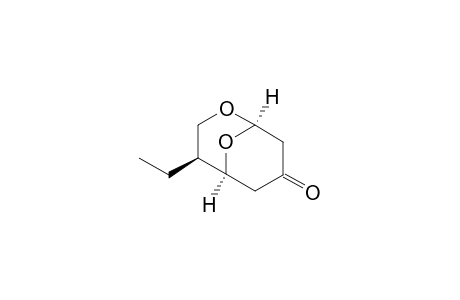 (1R*,4S*,5S*)-4-Ethyl-2,9-dioxabicyclo[3.3.1]nonan-7-one