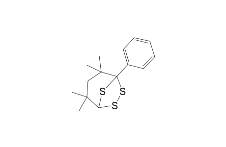 2,2,4,4-tetramethyl-1-phenyl-6,7,8-trithiabicyclo[3.2.1]octane