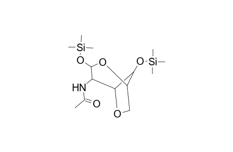 .beta.-d-Glucopyranose, 2-(acetylamino)-3,6-anhydro-2-deoxy-1,4-bis-O-(trimethylsilyl)-