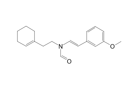 N-[2'-(Cyclohex-1'-enyl)ethy])-N-(3'-methoxystyryl)formamide