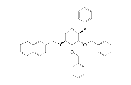 PHENYL-2,3-DI-O-BENZYL-4-O-(2-NAPHTHYLMETHYL)-1-THIO-ALPHA-L-RHAMNOPYRANOSIDE