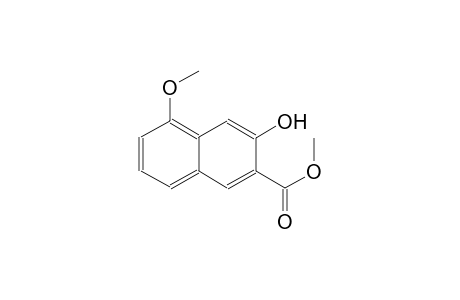 2-naphthalenecarboxylic acid, 3-hydroxy-5-methoxy-, methyl ester