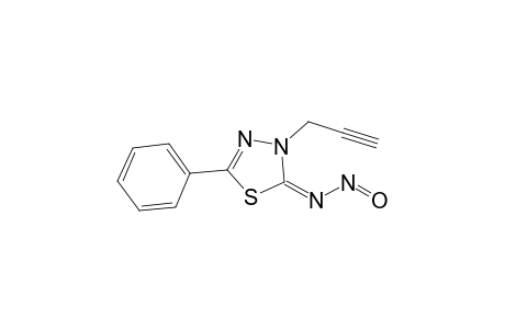 5-Phenyl-3-(2'-propynyl)-N-nitroso-1,.3,4-thiadiazole-2(3H)-imine