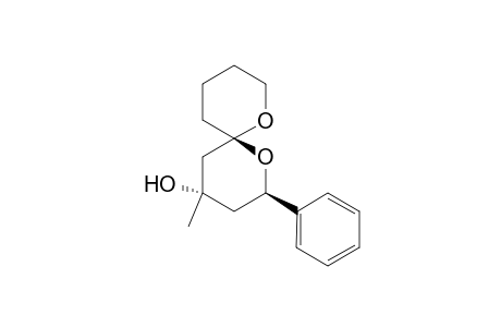 (2R,4S,6R)-4-Methyl-2-phenyl-1,7-dioxaspiro[5.5]undecan-4-ol