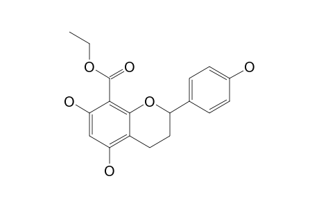 5,7,4'-TRIHYDROXY-8-ETHOXYCARBONYLFLAVAN