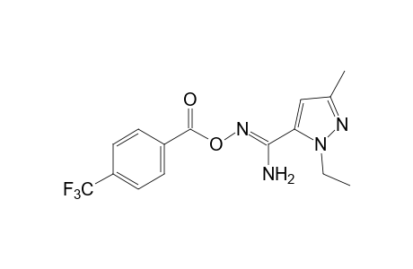 1-ethyl-3-methyl-O-(alpha,alpha,alpha-trifluoro-p-toluoyl)pyrazole-5-carboxamidoxime