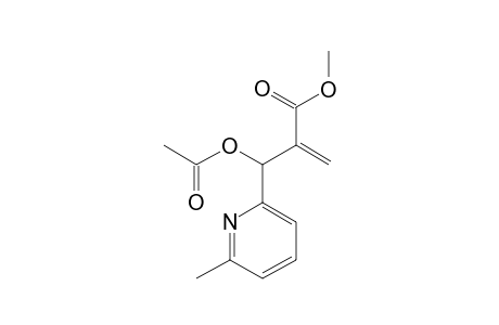 Methyl 3-acetoxy-2-methylene-3-(6-methyl-2-pyridyl)propionate