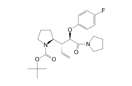(2S)-2-[(1R)-1-[(1R)-2-OXO-1-(4-FLUOROPHENOXY)-2-(1-PYROLIDINYL)-ETHYL]-2-PROPEN-1-YL]-1-PYRROLIDINE-CARBOXYLIC-ACID-TERT.-BUTYLESTER