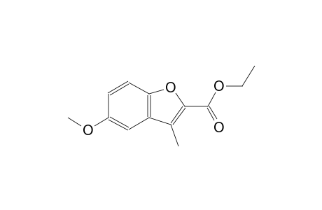2-benzofurancarboxylic acid, 5-methoxy-3-methyl-, ethyl ester