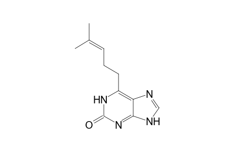 1,9-Dihydro-6-(4-methylpent-3-en-1-yl)-2H-purin-2-one
