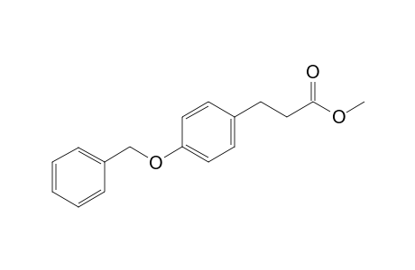 Benzenepropanoic acid, 4-(phenylmethoxy)-, methyl ester