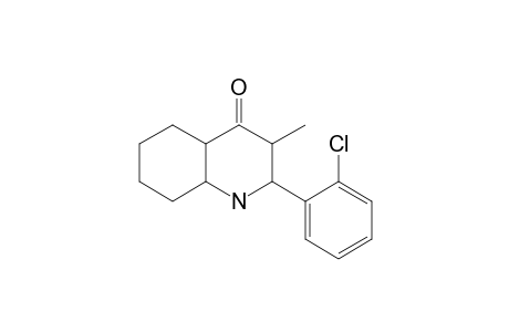 3-METHYL-2-(2'-CHLOROPHENYL)-TRANS-DECAHYDROQUINOLIN-4-ONE