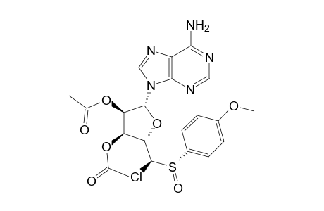 (5'S,S(S))-2',3'-Di-O-Acetyl-5'-chloro-5'-deoxy-5'-[(4-methoxyphenyl)sulfinyl]adensine