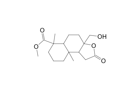 Naphtho[2,1-b]furan-6-carboxylic acid, dodecahydro-3a-(hydroxymethyl)-6,9a-dimethyl-2-oxo-, methyl ester