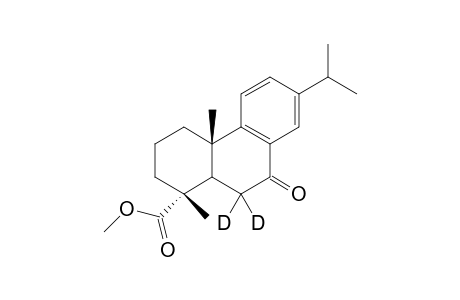 Methyl 7-oxo-6,6-dideuterio-dehydroabietate