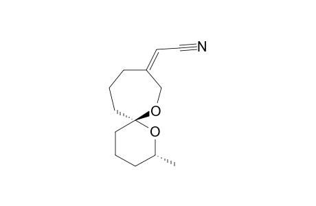 (Z,2R*,6S*)-2-Methyl-1,7-dioxaspiro[5.6]dodec-9-ylideneacetonitrile