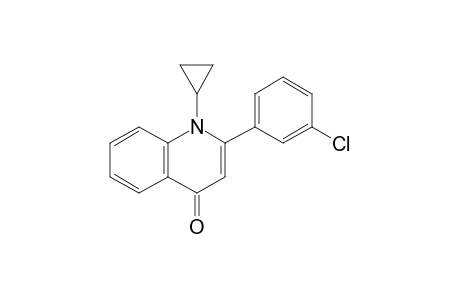 2-(3-Chlorophenyl)-1-cyclopropyl-1H-quinolin-4-one