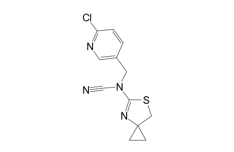 N-(6-CHLOROPYRIDINE-3-YLMETHYL)-N-(6-THIA-4-AZASPIRO-[2.4]-HEPT-4-EN-5-YL)-CYANAMIDE