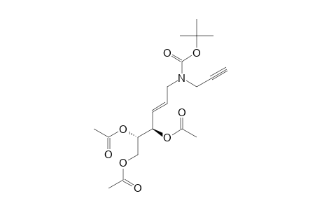 (2E)-4,5,6-TRI-O-ACETYL-1,2,3-TRIDEOXY-1-(N-PROPARGYL-TERT.-BUTYLOXYCARBONYLAMINE)-D-ERYTHRO-HEX-2-ENOSE